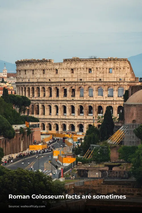 Roman Colosseum facts are sometimes wrong