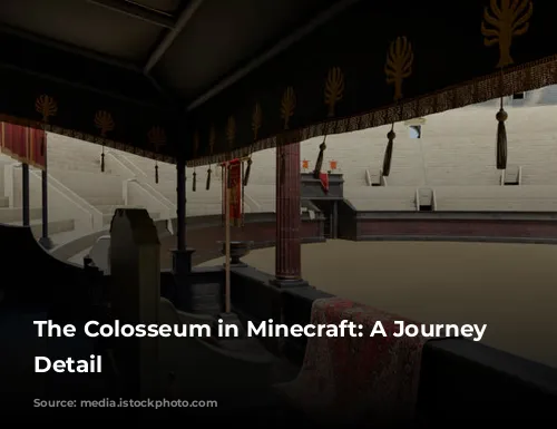 The Colosseum in Minecraft: A Journey of Detail