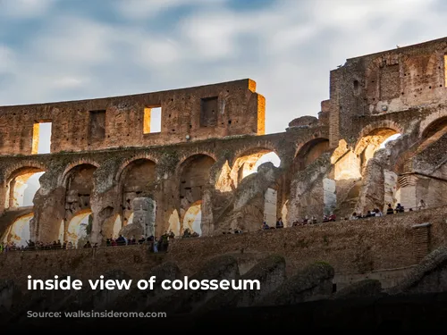 inside view of colosseum