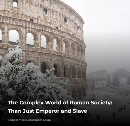 The Complex World of Roman Society: More Than Just Emperor and Slave