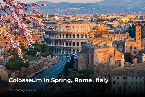 Colosseum in Spring, Rome, Italy