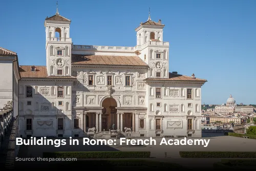 Buildings in Rome: French Academy