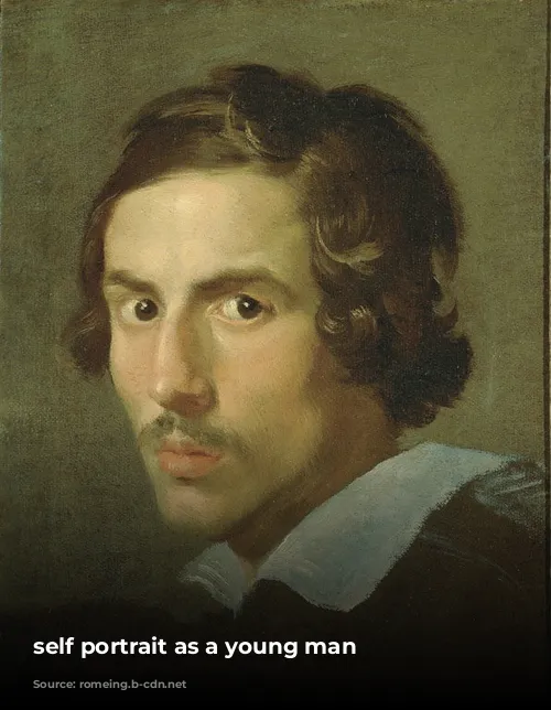 self portrait as a young man