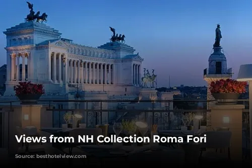 Views from NH Collection Roma Fori Imperiali