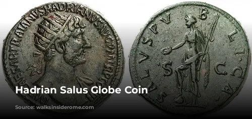 Hadrian Salus Globe Coin