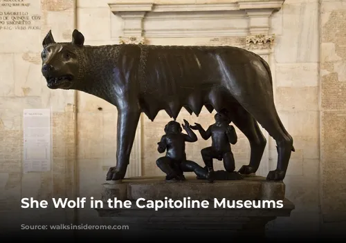 She Wolf in the Capitoline Museums