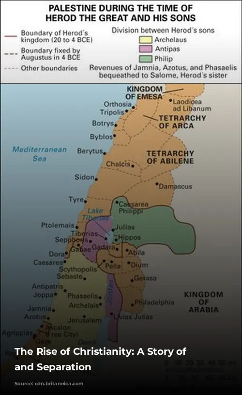 The Rise of Christianity: A Story of Beginnings and Separation