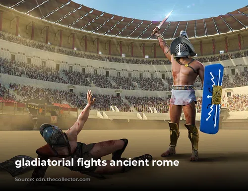 gladiatorial fights ancient rome