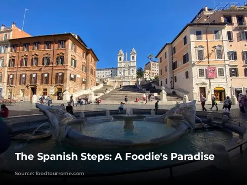 The Spanish Steps: A Foodie's Paradise