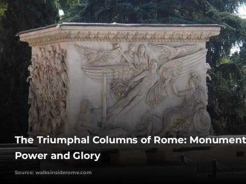 The Triumphal Columns of Rome: Monuments to Power and Glory