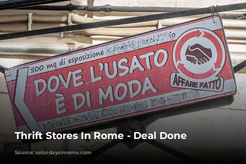 Thrift Stores In Rome - Deal Done