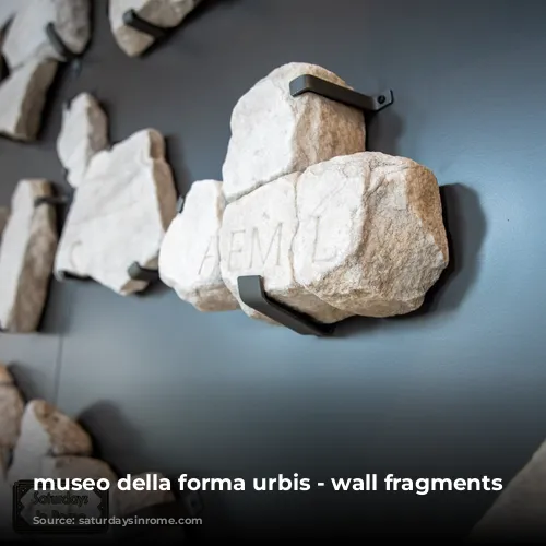 museo della forma urbis - wall fragments