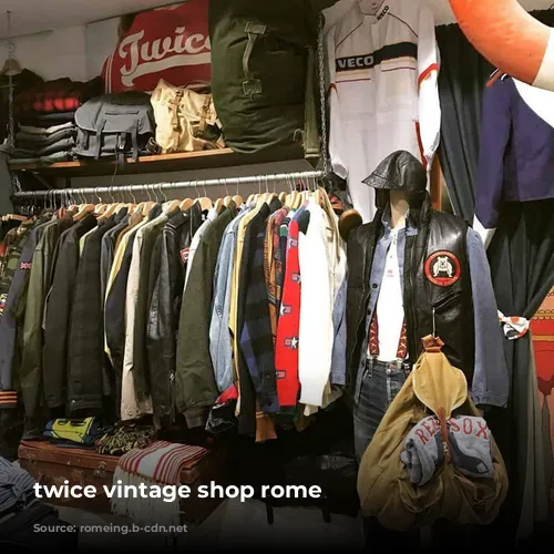 twice vintage shop rome