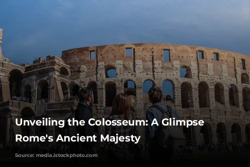 Unveiling the Colosseum: A Glimpse into Rome's Ancient Majesty