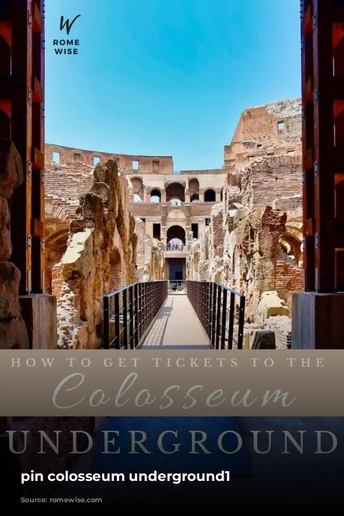 pin colosseum underground1