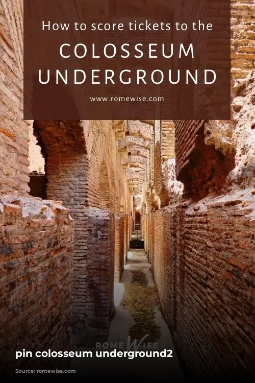 pin colosseum underground2