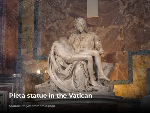 Pieta statue in the Vatican