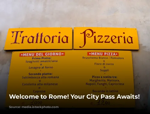 Welcome to Rome! Your City Pass Awaits!