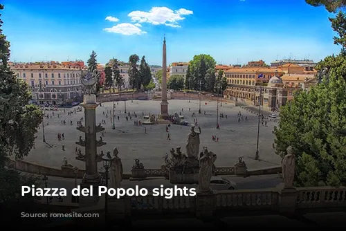 Piazza del Popolo sights