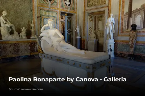 Paolina Bonaparte by Canova - Galleria Borghese