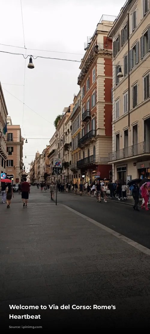 Welcome to Via del Corso: Rome's Historic Heartbeat