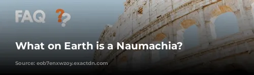 What on Earth is a Naumachia?