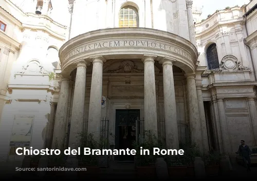 Chiostro del Bramante in Rome