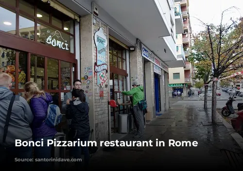 Bonci Pizzarium restaurant in Rome