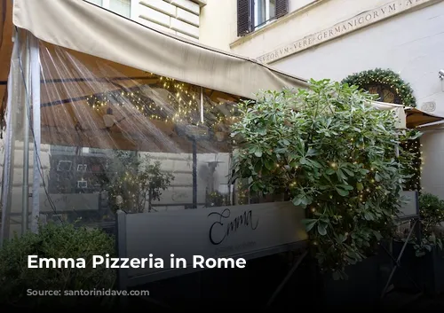 Emma Pizzeria in Rome