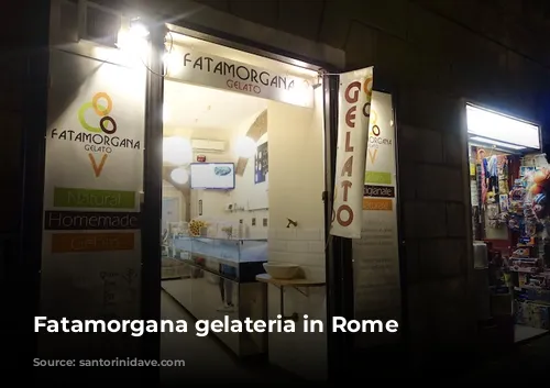 Fatamorgana gelateria in Rome