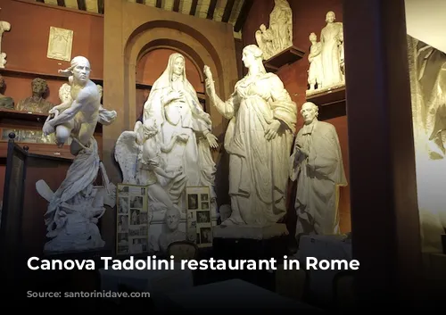 Canova Tadolini restaurant in Rome