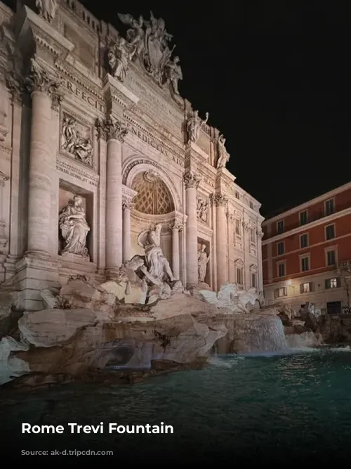 Rome Trevi Fountain