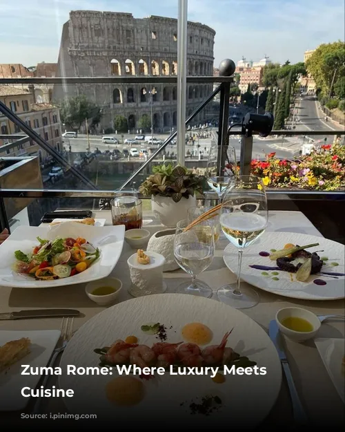 Zuma Rome: Where Luxury Meets Japanese Cuisine